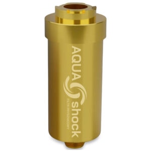 Filtr do wody prysznicowy AQUA shock złoty Filtr do wody prysznicowy AQUA shock złoty