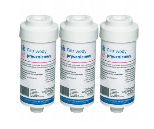 3x FILTR do WODY PRYSZNICOWY Fit Aqua AWF-SWR-P 3x FILTR do WODY PRYSZNICOWY Fit Aqua AWF-SWR-P